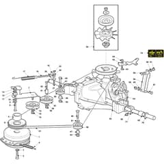 PGX 140 HD - 2013-2020 - 2T0420273/Y13 - Castel Garden Ride On Mower Transmission Diagram