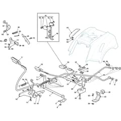 PGX 160 HD - 2016-2020 - 2T0430473/C16 - Castel Garden Ride On Mower Gearbox Controls Diagram