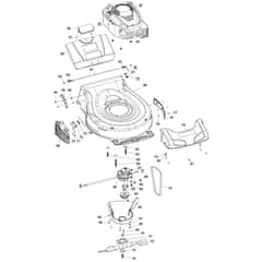 Makita PLM5600 - Petrol Lawn Mower - Power Tool 02 Diagram