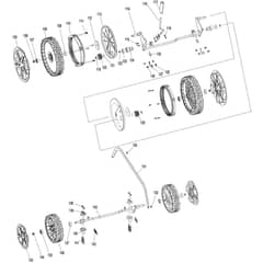 Makita PLM5600 - Petrol Lawn Mower - Power Tool 03 Diagram
