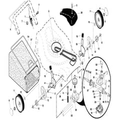 McCulloch PM555 SD - 96141001700 - 2007-08 - Drive Parts Diagram