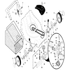 McCulloch PM555 SD - 96141001701 - 2007-08 - Drive Parts Diagram