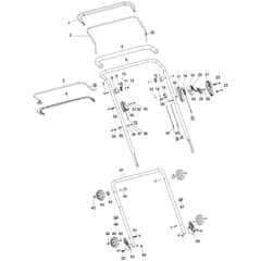 Makita PM5600S3R - Petrol Lawn Mower - Power Tool 01 Diagram