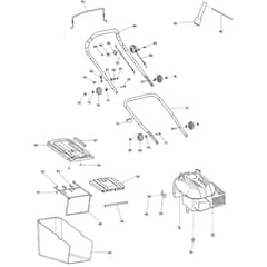 Makita PM-411C - Engine Grass Trimmer - Power Tool 02 Diagram
