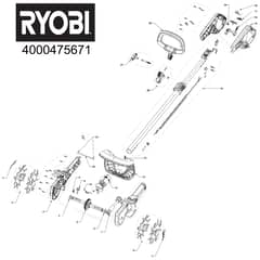 Ryobi RY18CVA-0 - 5133005047 - 4000475671 - Main Assembly