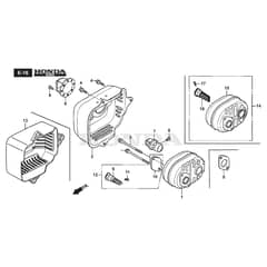 POWER 53 S H - 2018-2019 - 292162031/STX - Stiga Rotary Mower Muffler Diagram