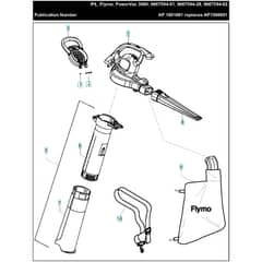Flymo PowerVac 3000 - 2016-01 - Blower Main Assembly