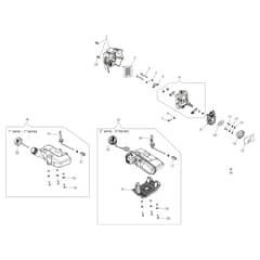 PPH 250 - Oleo-Mac Pole Pruners Tank and air filter Diagram