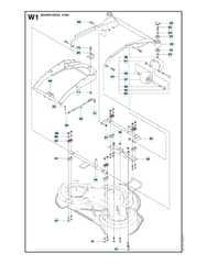 Husqvarna PR 17 AWD - 94cm Cutting Deck 2