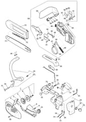 PR 2510 - 2014-2015 - 228010023/MBR - Mountfield Chainsaw Housing Diagram