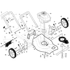 McCulloch PRE5553 - 96141009500 - 2007-04 - Frame Parts Diagram