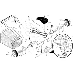 McCulloch PRE5553 - 96141009503 - 2008-09 - Drive Parts Diagram