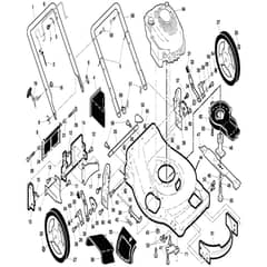 McCulloch PRE6556 - 96141009400 - 2007-03 - Frame Parts Diagram