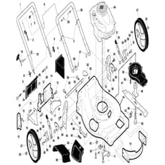 McCulloch PRE6556 - 96141009404 - 2008-02 - Frame Parts Diagram