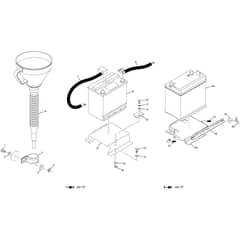 Belle Premier XT - Funnel & Battery Assembly