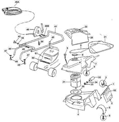 PRINCESS 14 - 2005-2007 - MP84401-05 - Mountfield Rotary Mower Main Assembly Diagram