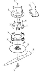 PRINCESS 38 Li - 2012-2013 - 294385063/MFR - Mountfield Rotary Mower Blade Diagram