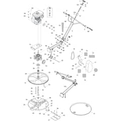 Belle Pro 600X - Main Assembly (Petrol) (From MT01991448)