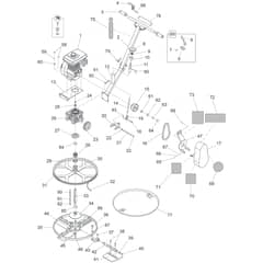 Belle Pro 600X - Main Assembly (Petrol) (Up To MT01991447)