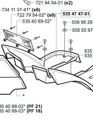 Husqvarna PROFLEX 18 - Hood