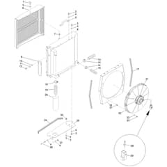 Toro ProLine 113cm - 31040 (323000101 - 323999999) Cooling Water System