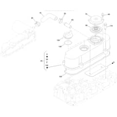 Toro ProLine 113cm - 31040 (323000101 - 323999999) Cylinder Head Cover