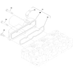 Toro ProLine 113cm - 31040 (323000000 - 323000100) Inlet Manifold