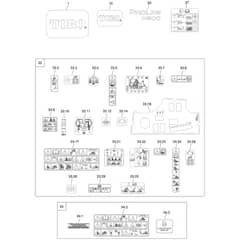 Toro ProLine 113cm - 31040 (324000175-324000284) Decals