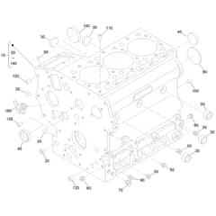 Toro ProLine 113cm - 31040 (324000285 - 324999999) Crankcase
