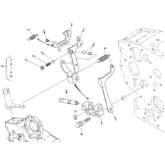Toro ProLine 113cm - 31040 (324000285 - 324999999) Governor Fork Lever