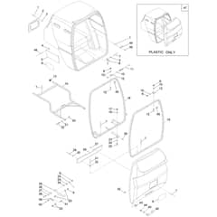 Toro ProLine 113cm - 31040 (324000285 - 324999999) Hopper and Frame