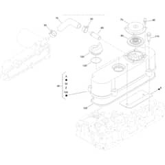 Toro ProLine 113cm - 31040 (324000285 - 999999999) Cylinder Head Cover