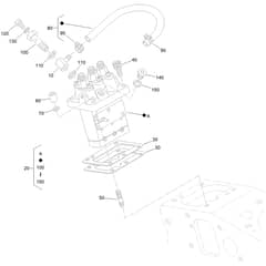 Toro ProLine 113cm - 31040 (324000285 - 999999999) Injection Pump