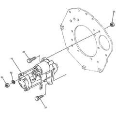 Toro ProLine 113cm - 31040 (324000000 - 324000166) Starter Installation