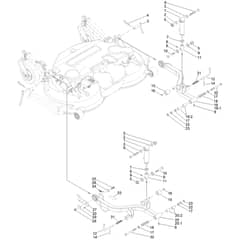Toro ProLine 113cm - 31040 (326000000 - 326999999) Cutting Deck and Lift Arms