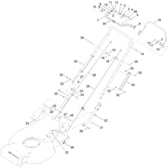 Toro Proline Heavy-Duty BBC 53cm - 22285 (415400000 - 416999999) Handle