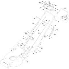 Toro Proline Heavy-Duty BBC 53cm - 22285 (417000000 - 417499999) Handle