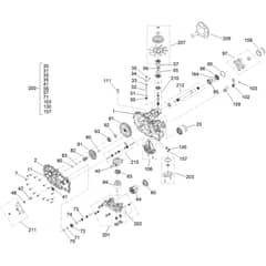 Toro Proline Mid-Size 122cm - 44424TE (406500000 - 406610857) RH Transmission No. 138-4872