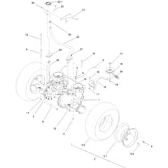 Toro Proline Mid-Size 91cm - 44410TE (400000000 - 406499999) Transmission
