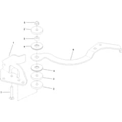 Toro Proline Mid-Size 91cm - 44410TE (406500000 - 406610836) Idler Arm Pivot No. 138-1027