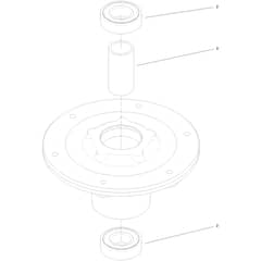 Toro Proline Mid-Size 91cm - 44410TE (406610837 - 407999999) Spindle No. 139-2357