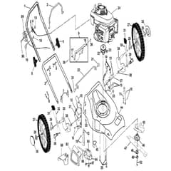 McCulloch Promac - 5553 SD - 2010-03 - Frame Parts Diagram