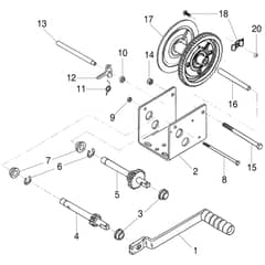 Belle Pro Screed - Winch Asssembly