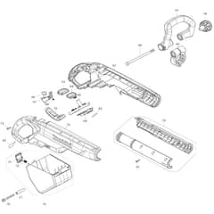 Makita PS001G - Cordless Polisher Scrubber - Power Tool 02 Diagram