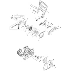 Makita PS-35C - Petrol Chain Saw - Power Tool 05 Diagram
