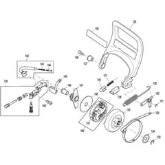 Makita PS-420SC - Petrol Chain Saw - Power Tool 03 Diagram