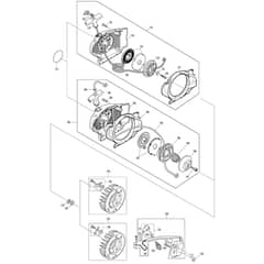 Makita PS-4605H - Engine Chain Saw - Power Tool 04 Diagram