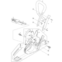Makita PS-5105 - Petrol Chainsaw - Power Tool 01 Diagram