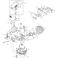 Makita PS-5105 - Petrol Chainsaw - Power Tool 02 Diagram