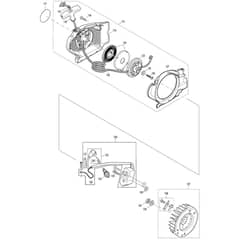 Makita PS-5105CX - Petrol Chain Saw - Power Tool 04 Diagram